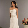 Asymmetrical Gathered Wedding Dress